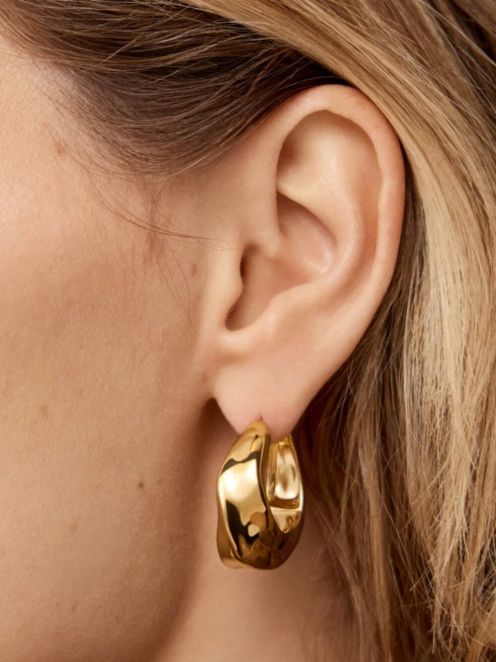 Monica Vinader Nomade Medium Hoops